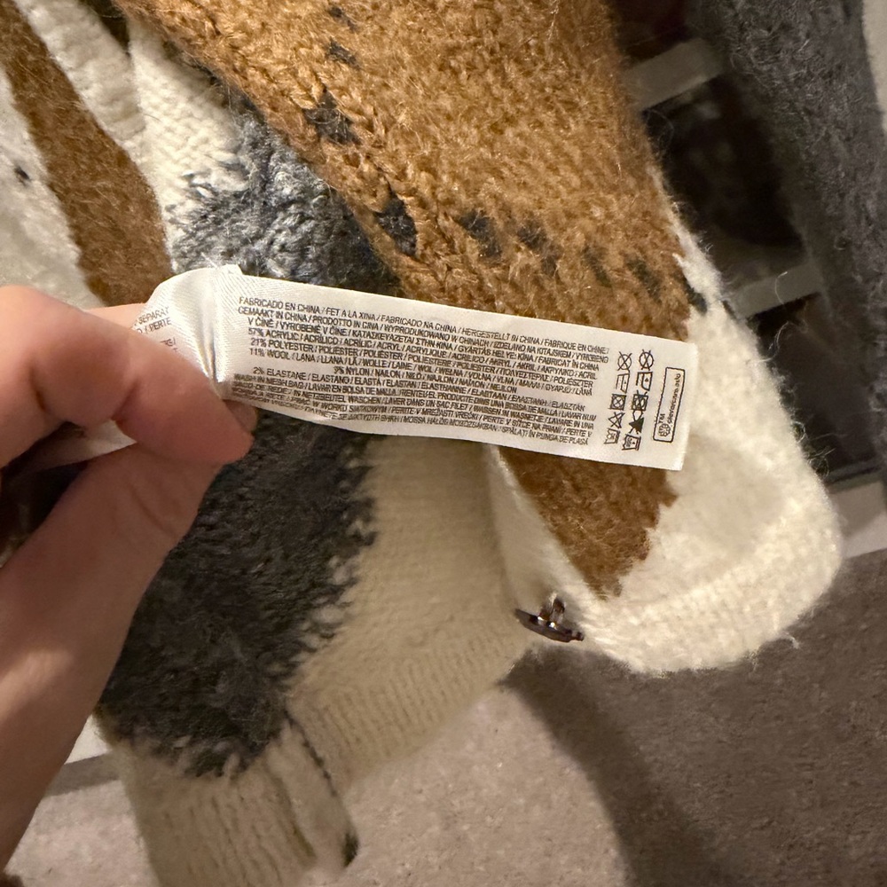 Primark Oversized Argyle Patterned Women's Sweate… - image 4